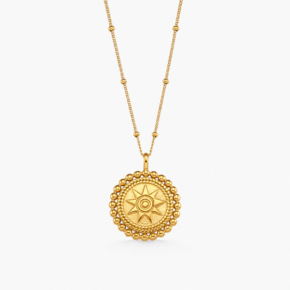 Sunburst Pendant Necklace