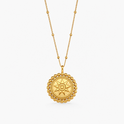 Sunburst Pendant Necklace