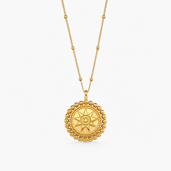 Sunburst Pendant Necklace