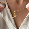 Lily Initial Necklace