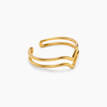 Twin Wave Ring