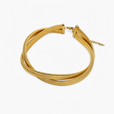 Twisted Harmony Choker Necklace