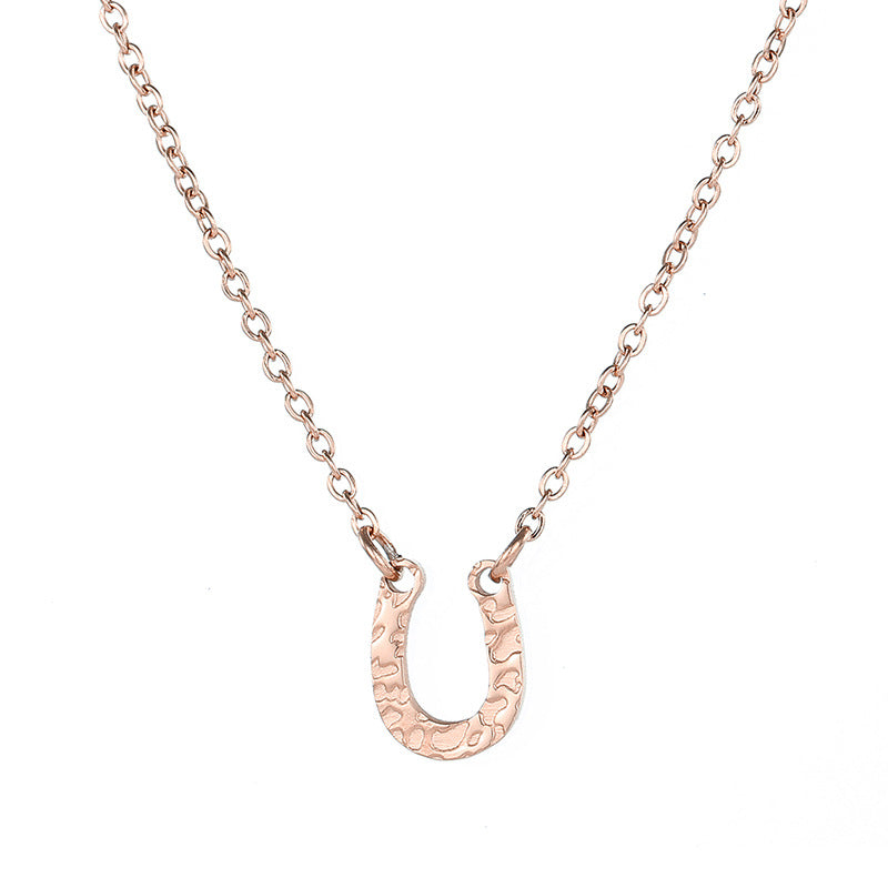 Lamia Horse Shoe Pendant Necklace