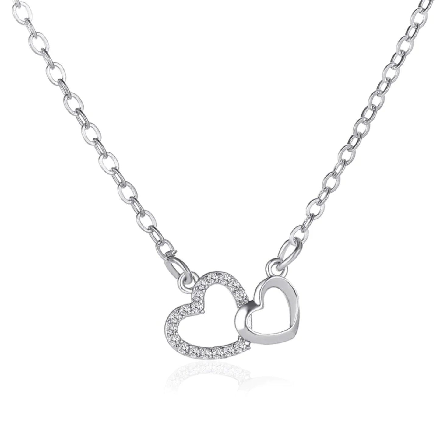 Cynthia Double Heart Necklace