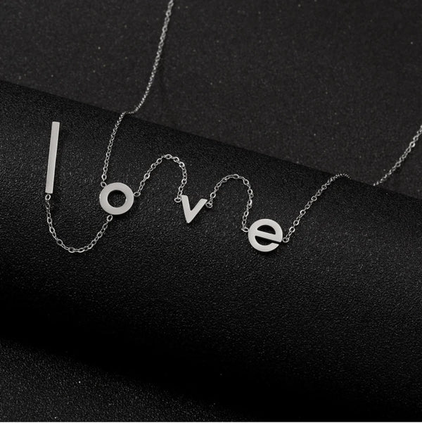 LOVE Lettering Necklace