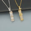 Luxe Bamboo Chain Pendant