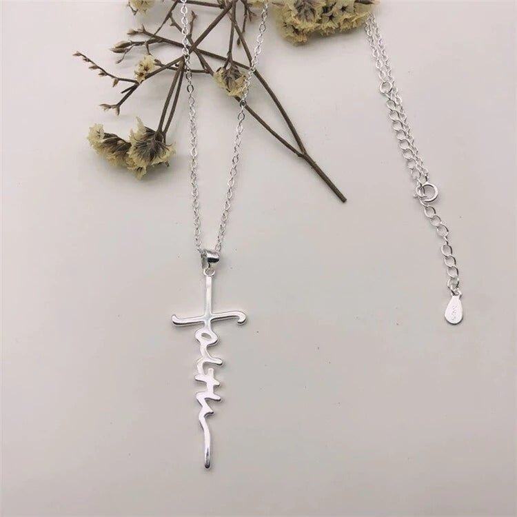 Faith Cross Necklace
