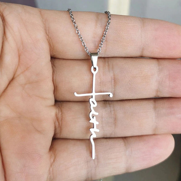 Faith Cross Necklace