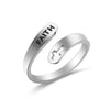 Silver Faith Ring