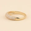 Crystal Dome Gold Ring