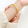 Vivace Minimalist Gold Bangle