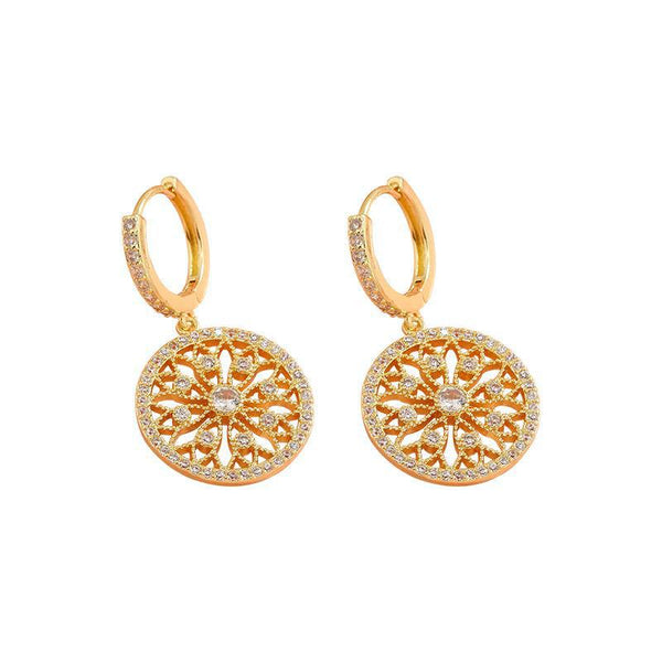 Felicity's Kaleidoscope Gold Plated Earrings