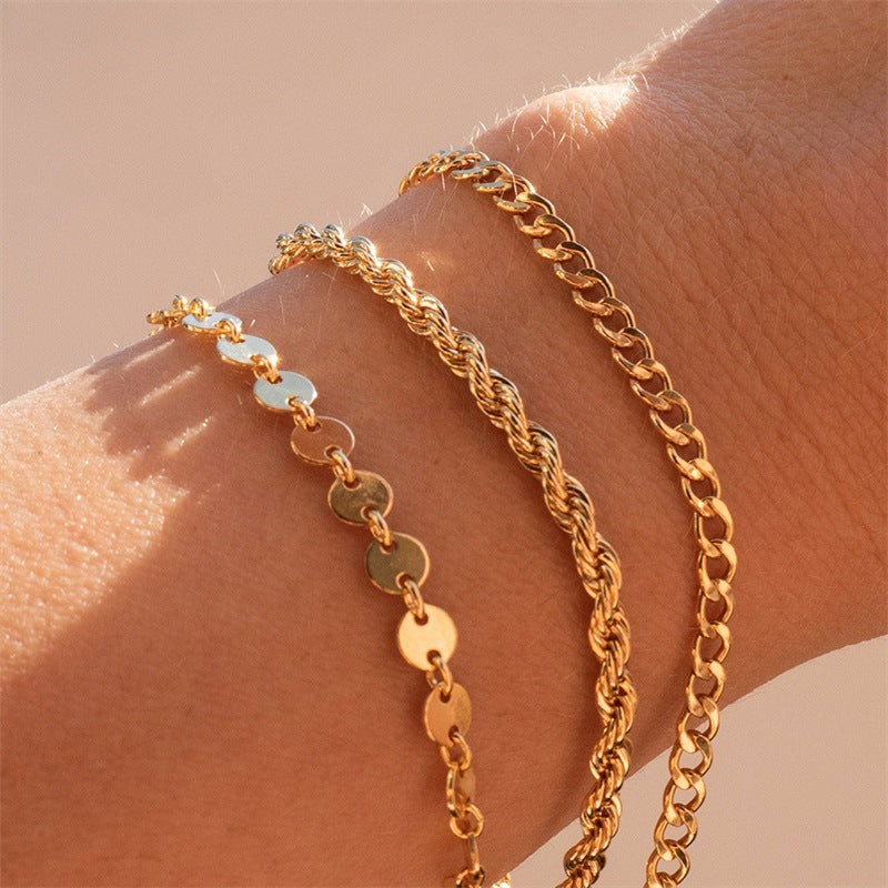Olivia Twisted Chain Bracelet