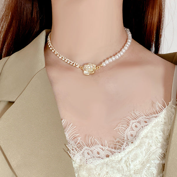 The Orient Rose Pearl Necklace