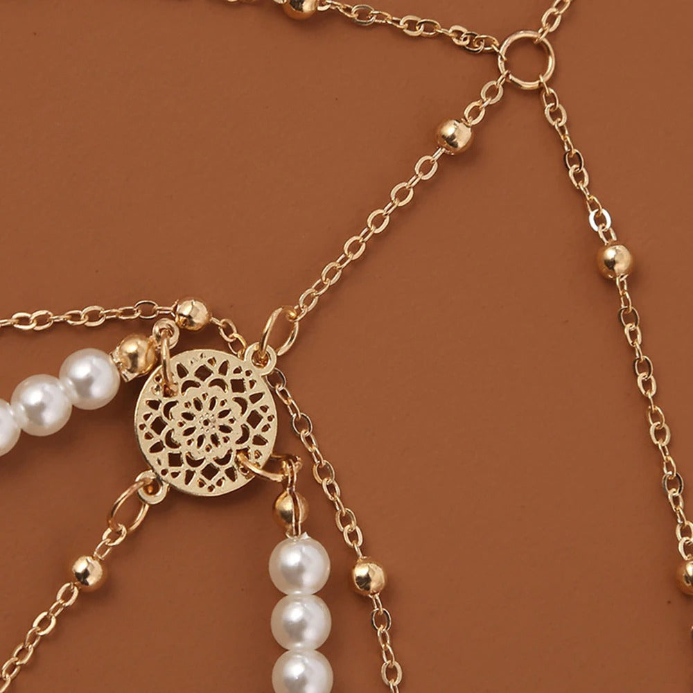 Pearl Empress Leg Chain