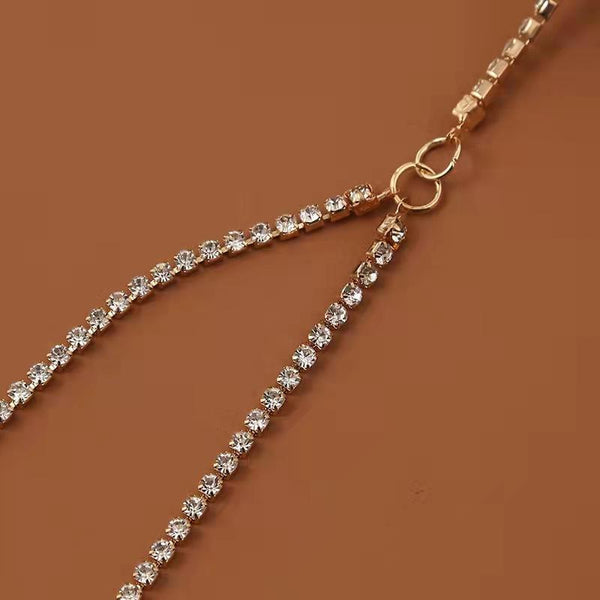 Zirconia's Embrace Leg Chain