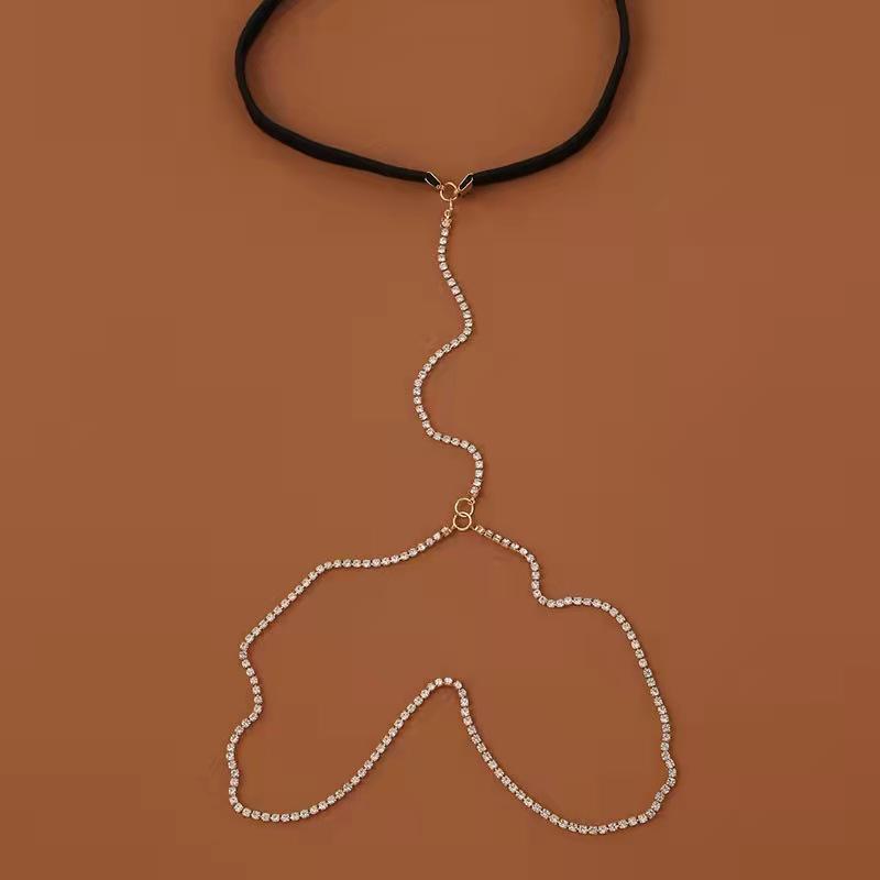 Zirconia's Embrace Leg Chain