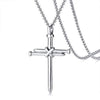 Stainless Steel Nail Cross Necklace